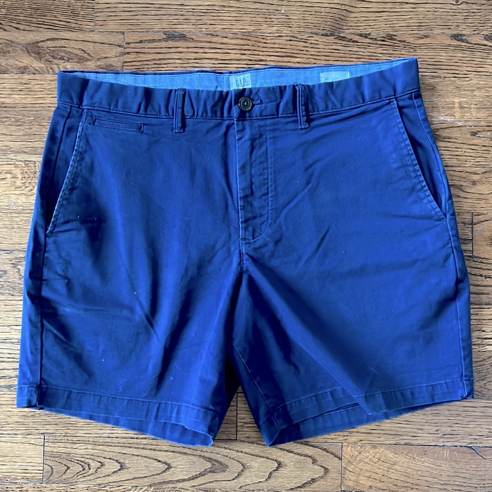Gap Mens Navy Side Pocket Cotton Short size 32